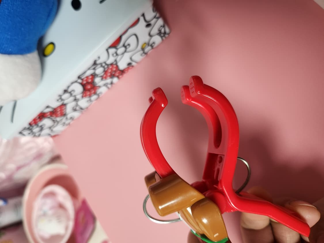 리락쿠마 딸기 모자 클립 집게 상품이미지3