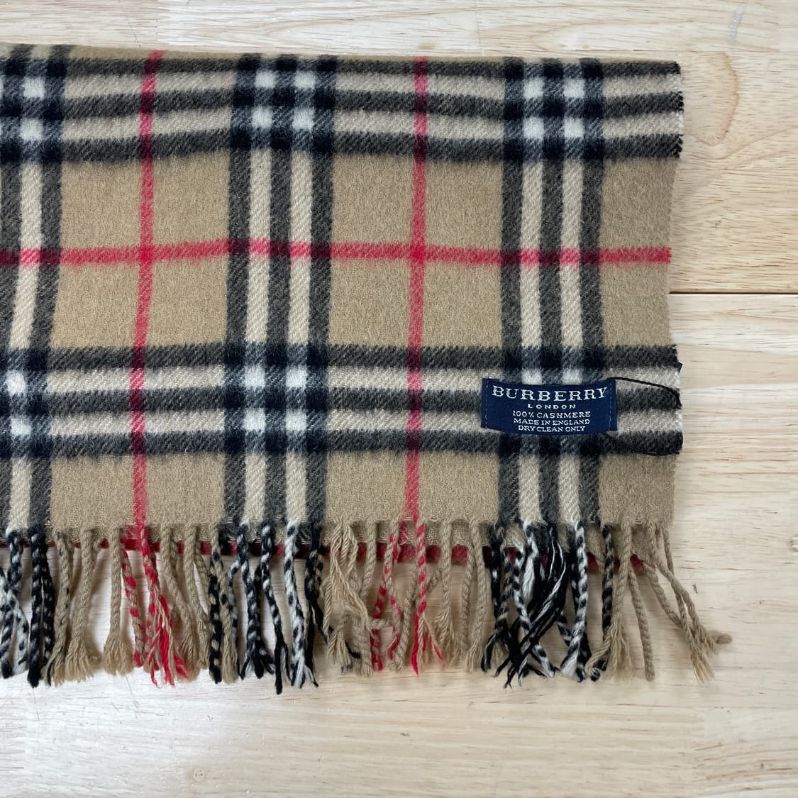버버리 정품 캐시미어 머플러 베이지 상품이미지2