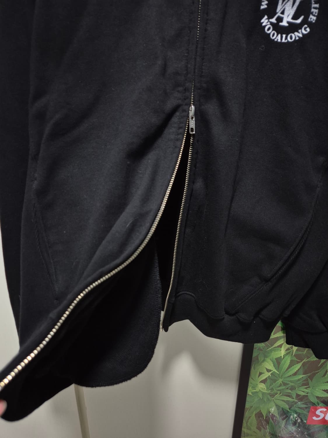 (타임세일)(새상품)우알롱 트레이닝 셋업 블랙 상품이미지3