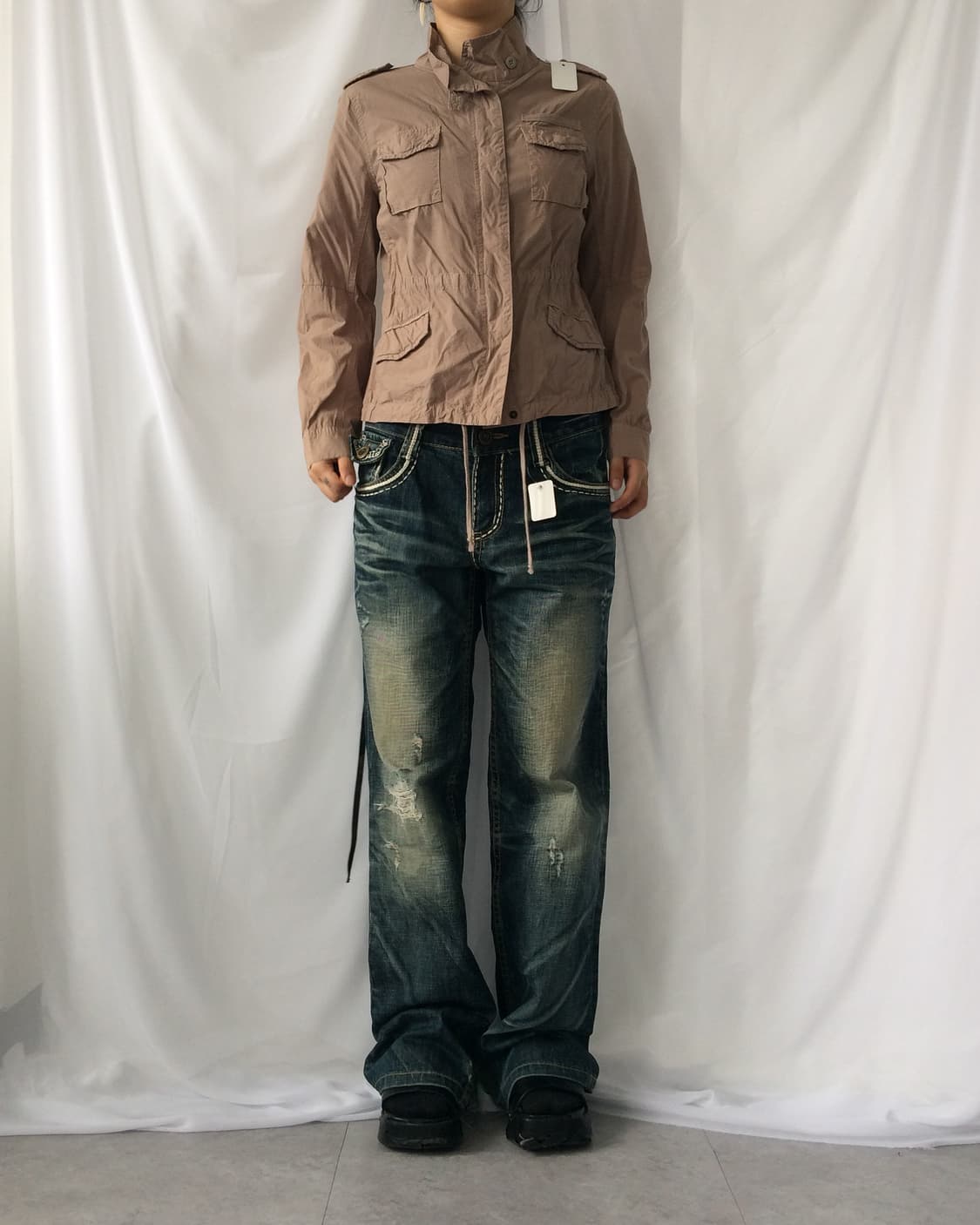 Multi pocket high neck jacket 상품이미지4