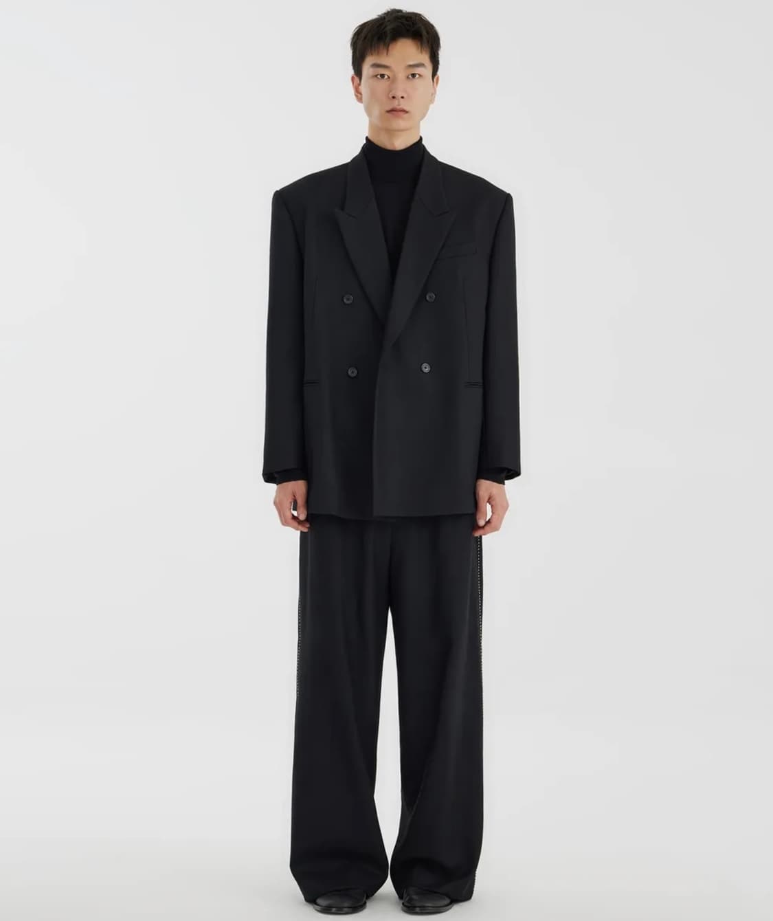 유스. 오버사이즈. 더블브레스티지. 블레이저. 자켓. L 상품이미지1