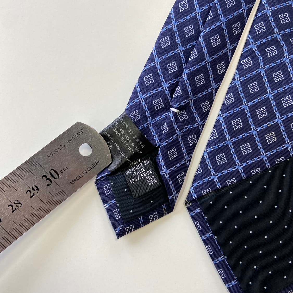 지방시 신형라벨 모노그램 정품 명품넥타이 (GIVENCHY) 상품이미지4