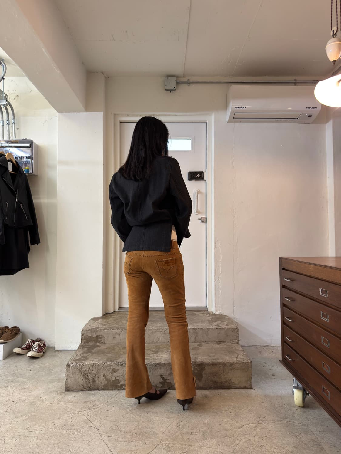 Hysterics Suede Leather Flare Pants 상품이미지8