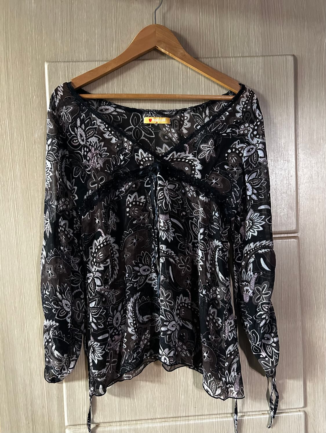 오리엔탈 블라우스 탑 상품이미지1