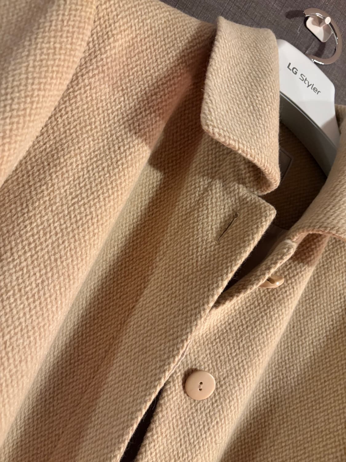 LABELDA(라벨다)클래식한 베이지 컬러 울 코트 Japan 상품이미지2