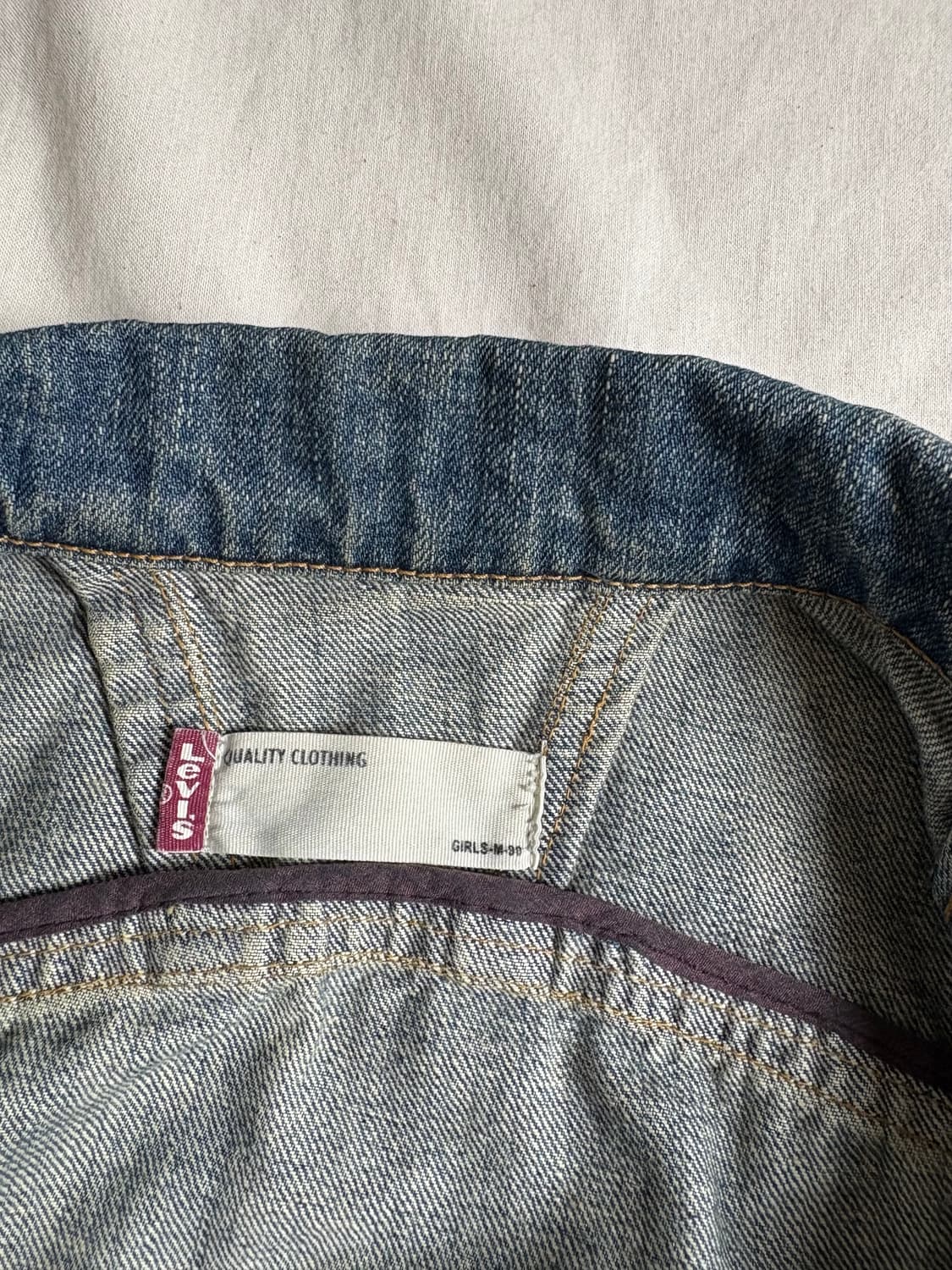 Levi's 리바이스 걸즈 데님 라이더 자켓 M 상품이미지5