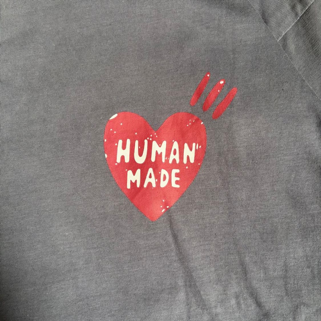 휴먼 메이드 하트 로고 롱슬리브 티셔츠 상품이미지4