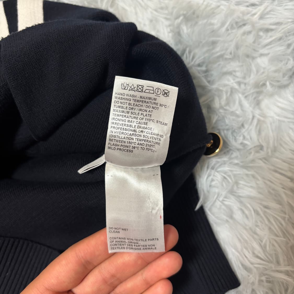 [1 Size] 톰브라운 밀라노 스티치 금장 가디건 상품이미지5