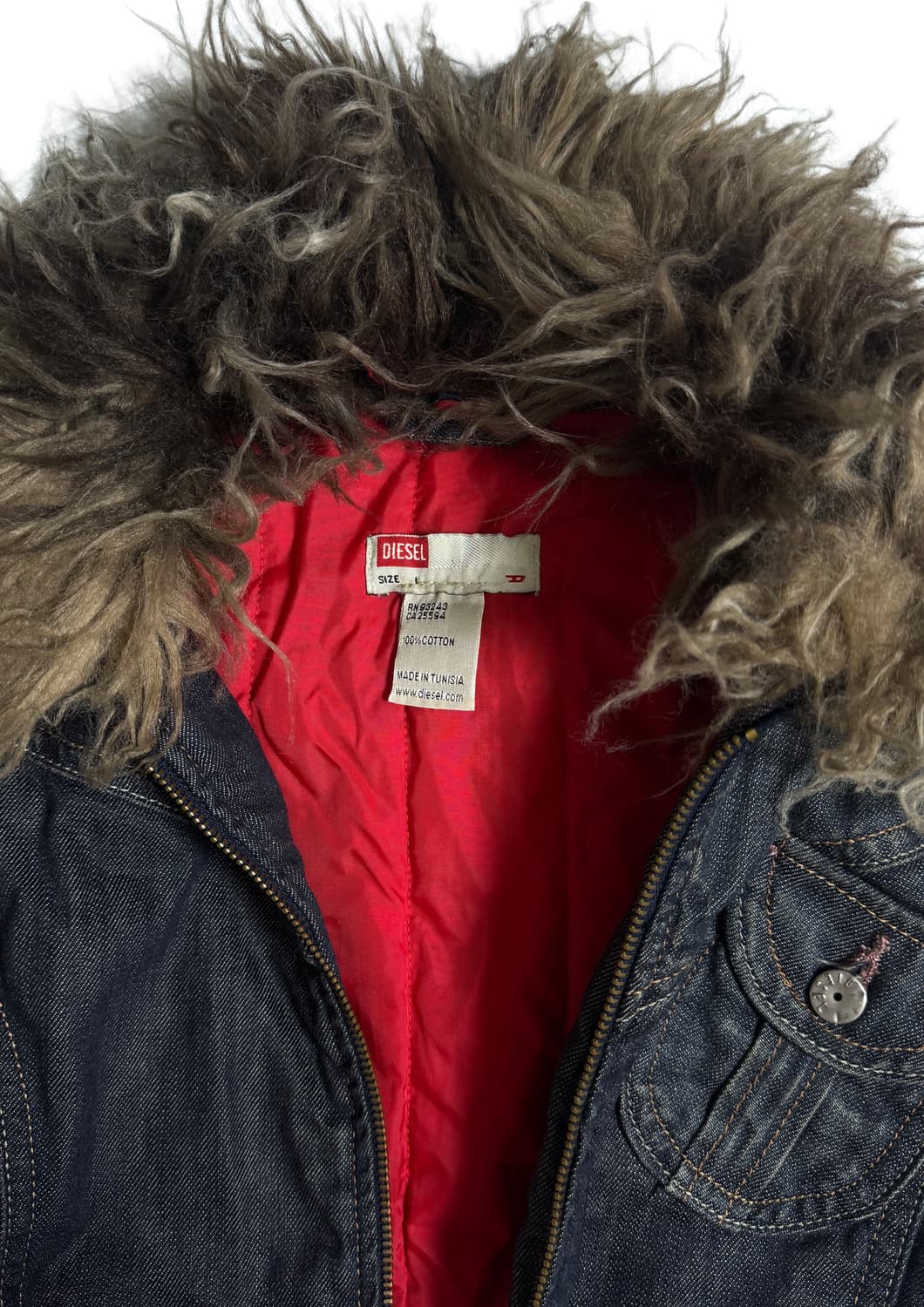 디젤 데님 퍼 점퍼 자켓 상품이미지4