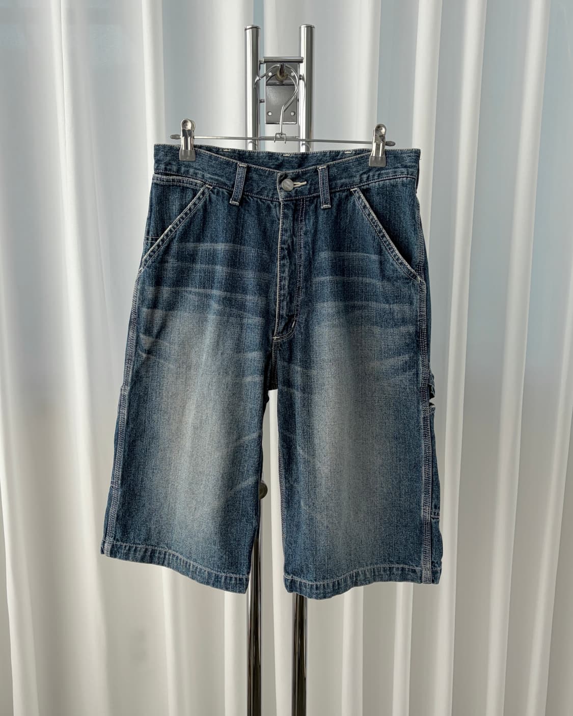 [28인치]칼하트 JPN 카펜터 버뮤다 데님 팬츠 상품이미지1