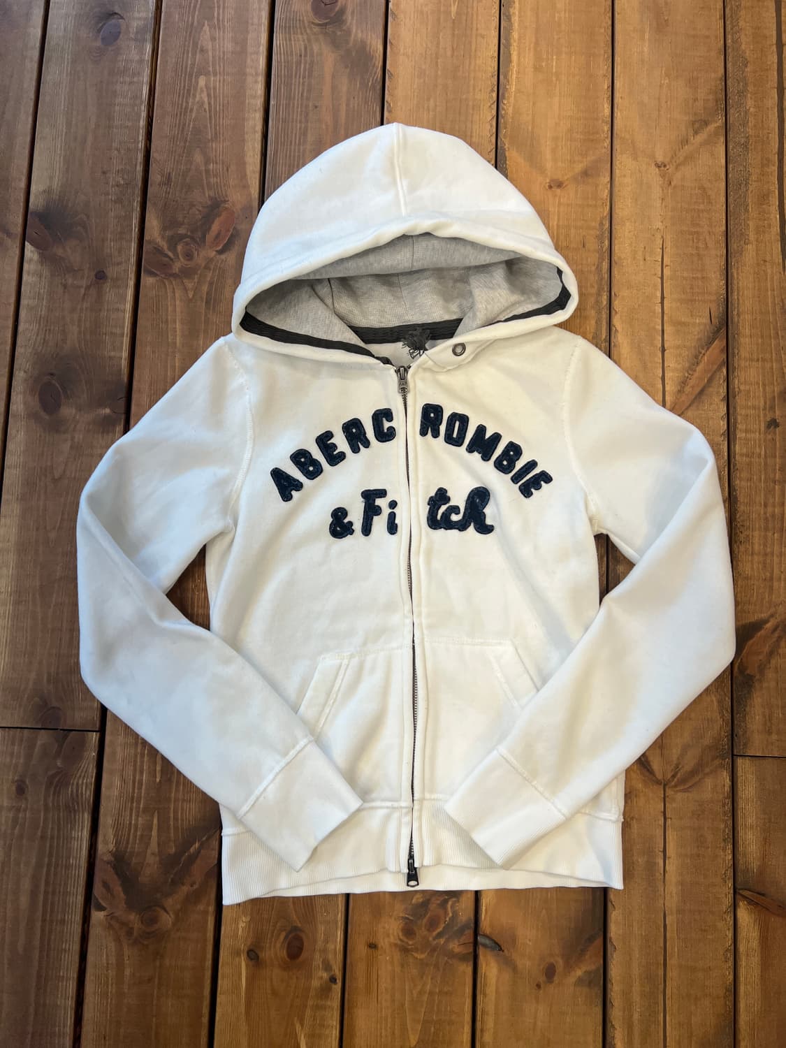 아베크롬비 화이트 후드집업 상품이미지6