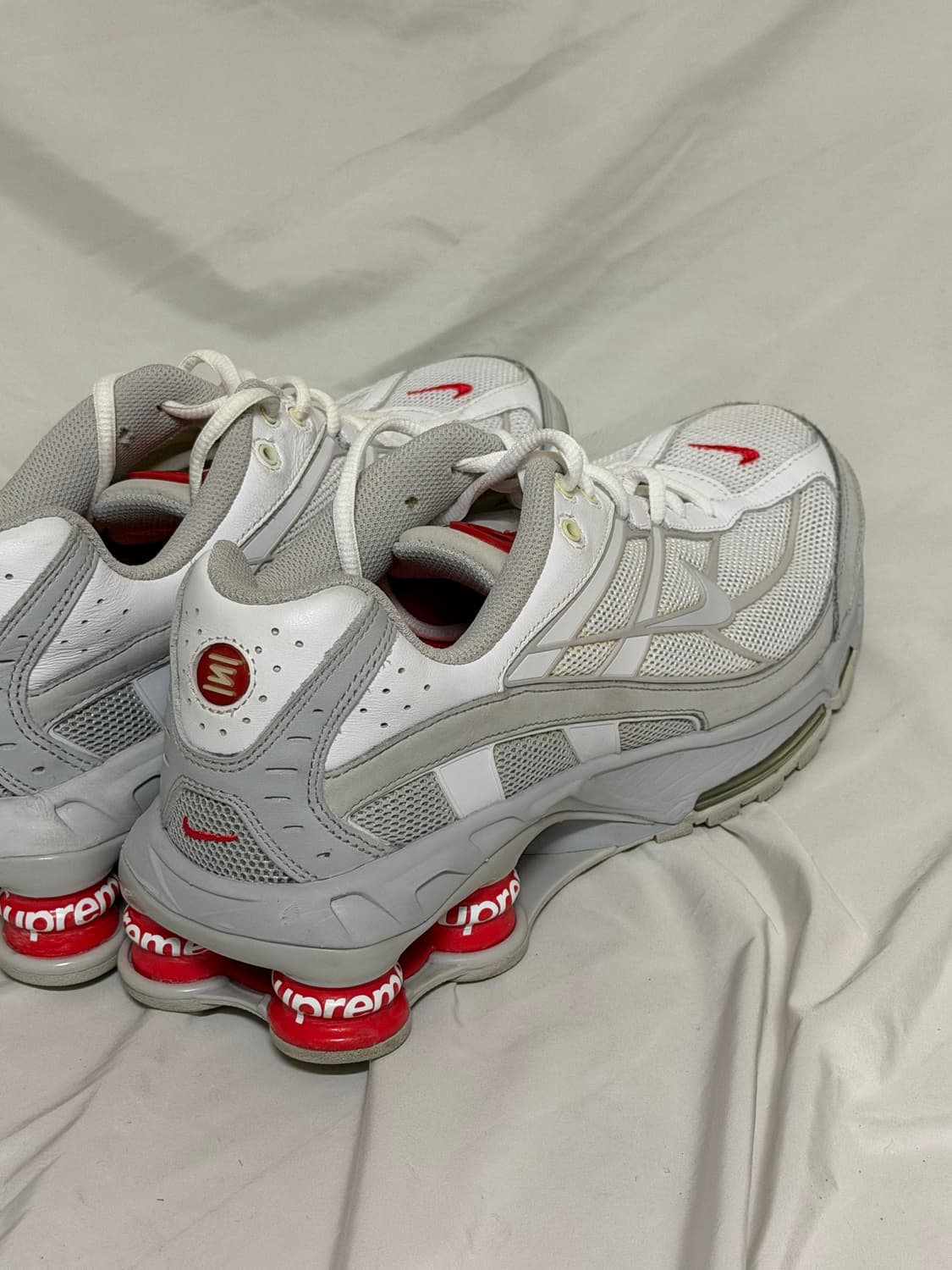 슈프림X나이키 샥스 라이드 2 SP 화이트 상품이미지5