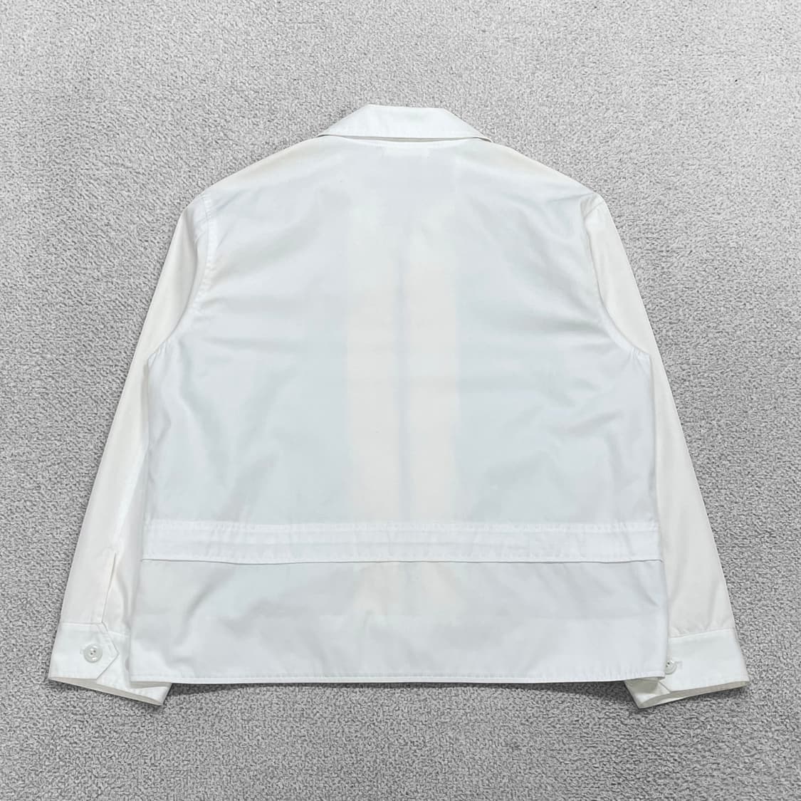 네이버후드 프론트 블루종 자켓 화이트 상품이미지2