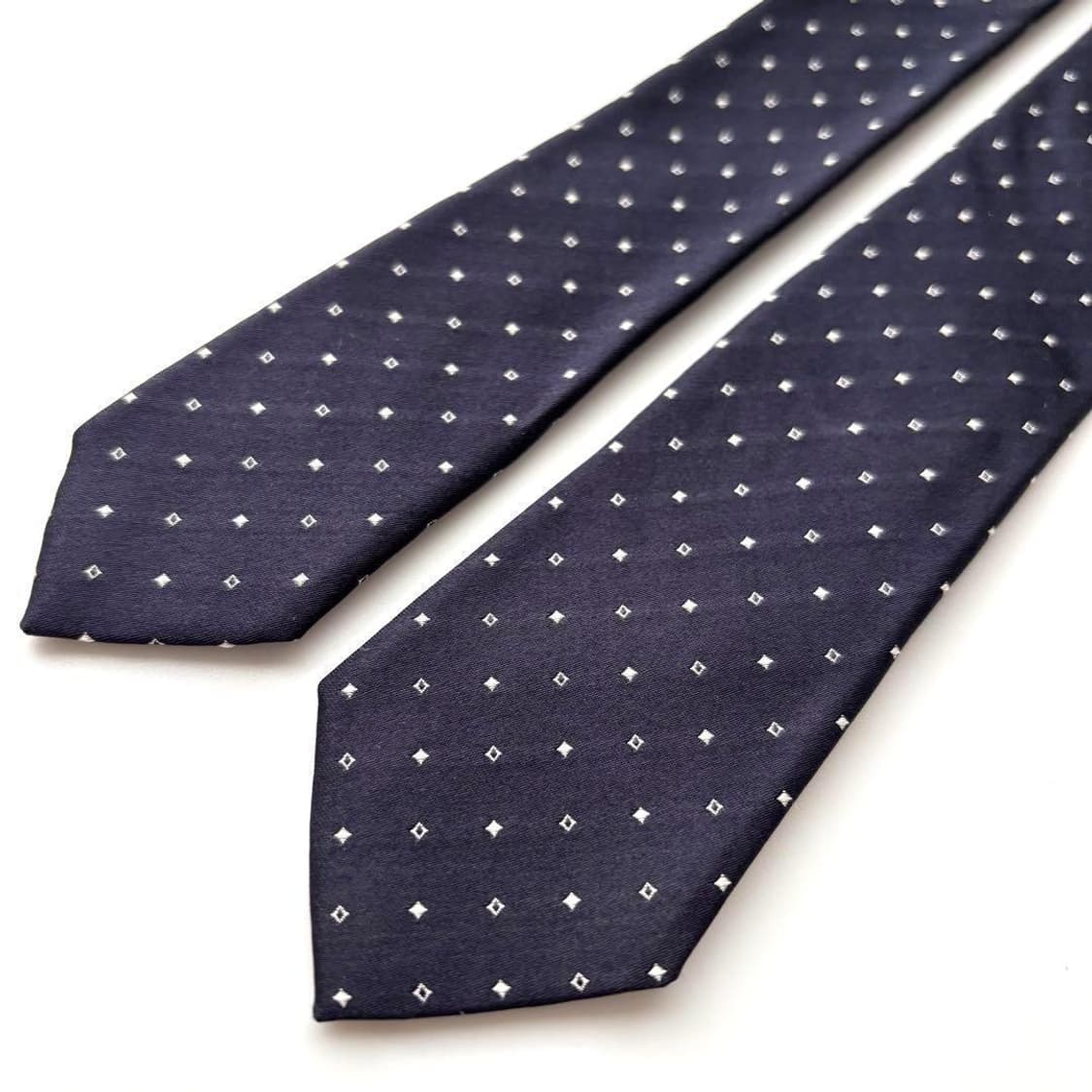 디올옴므 실크 슬림 넥타이 네이비 상품이미지6