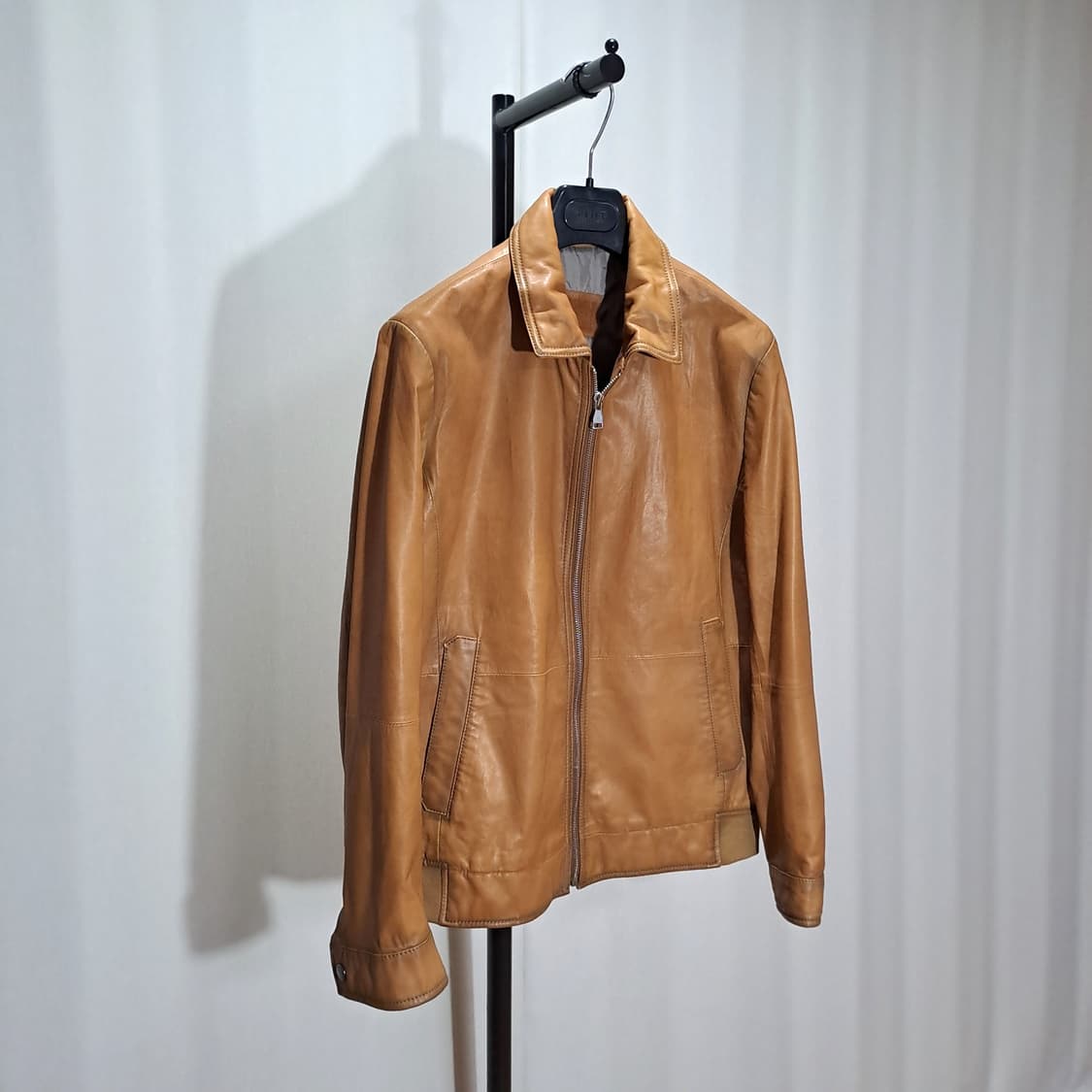 (택포) 오일워싱 양가죽 블루종 95 B413 상품이미지3