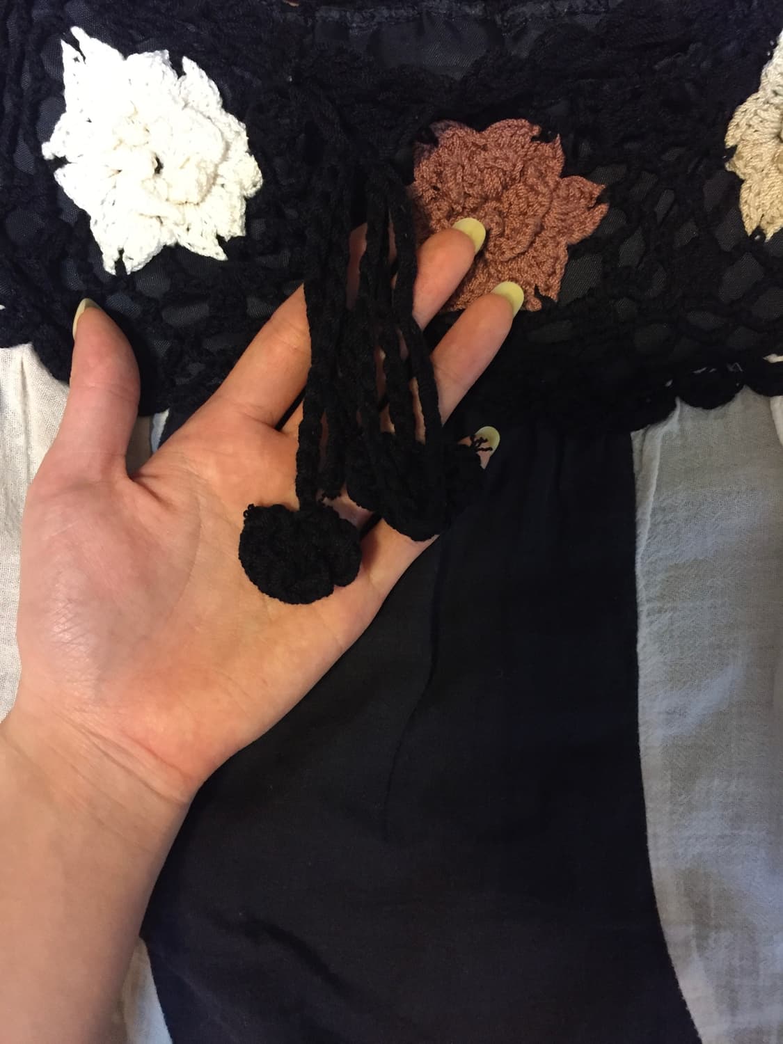 뜨개 꽃 나시 상품이미지7