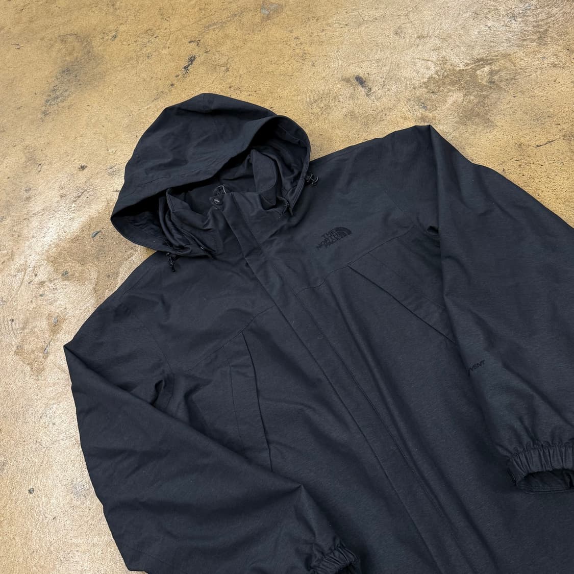 [정품/M] 노스페이스 블랙 바람막이 후드 자켓 b16 상품이미지1