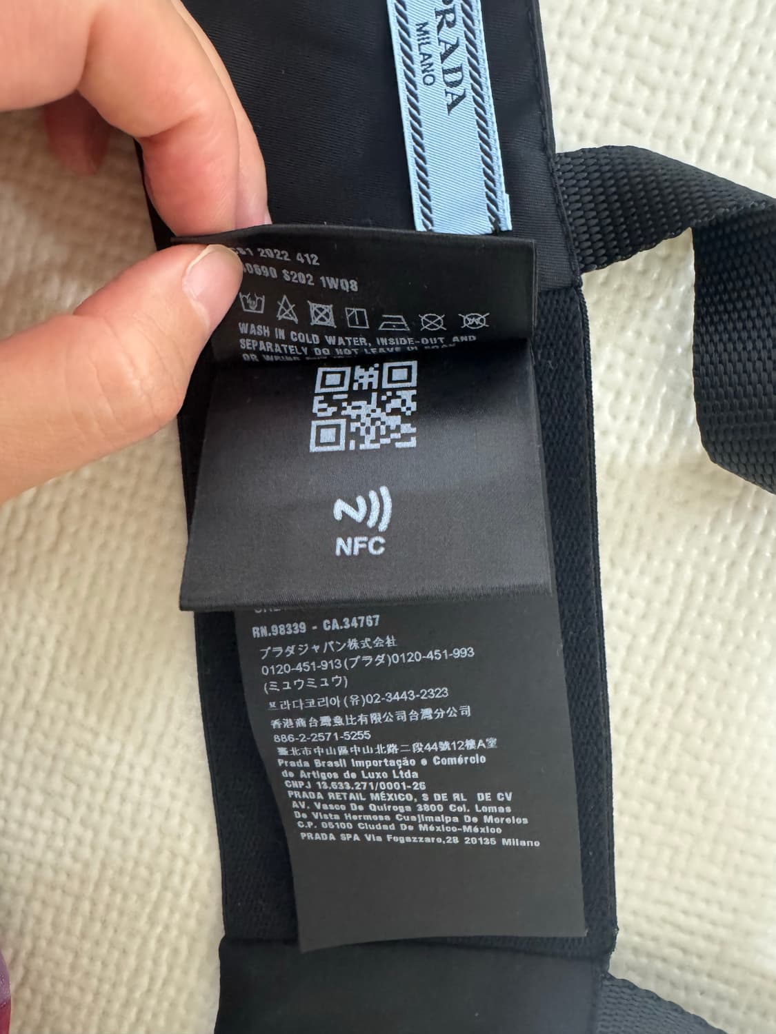 프라다 리나일론 브라렛 상품이미지5