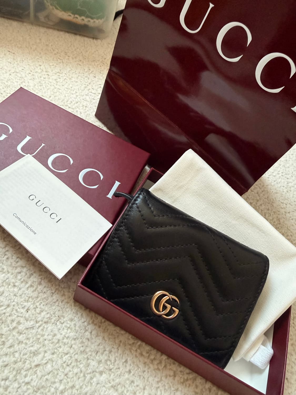 구찌 마몬트 마틀라세 반지갑[풀구성] 상품이미지1