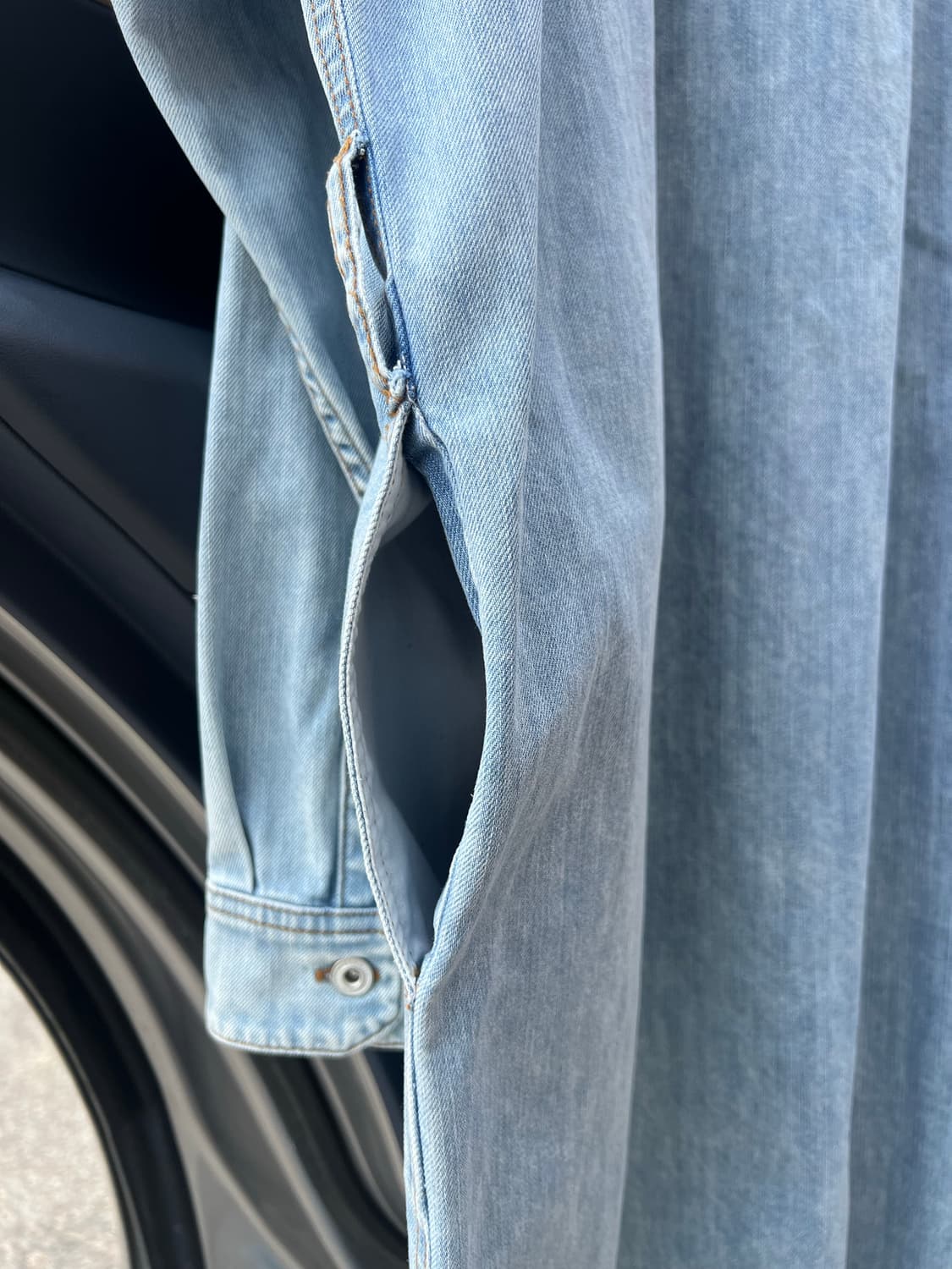 와이프로젝트 로고 엠브로이드 로브코트/원피스/트렌치 상품이미지5