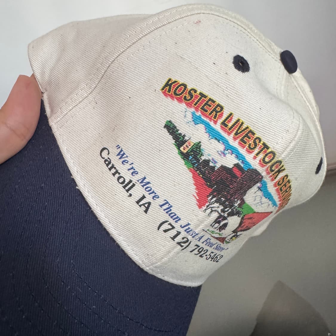 USA services 베이지 빈티지 모자 볼캡 vintage cap  상품이미지5