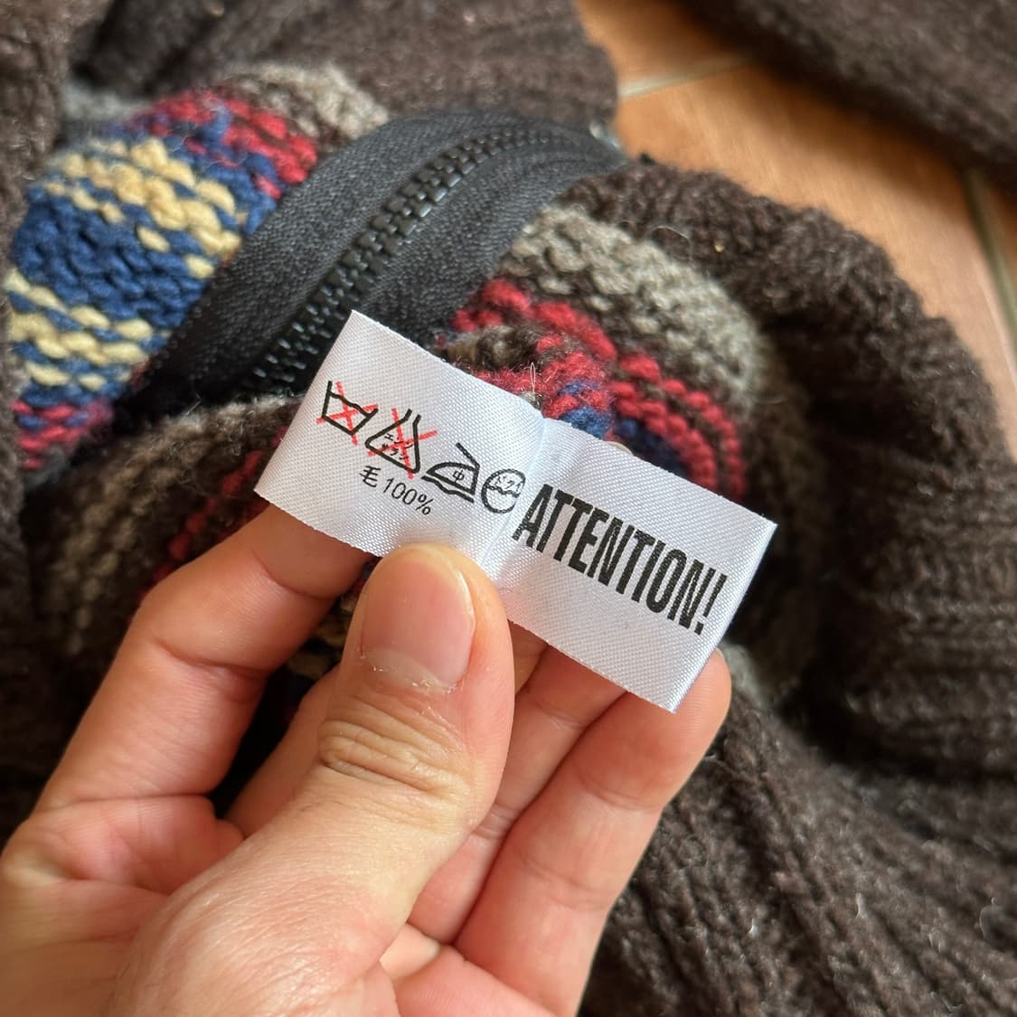 Gaijin made native pattern knit zip-up 상품이미지9