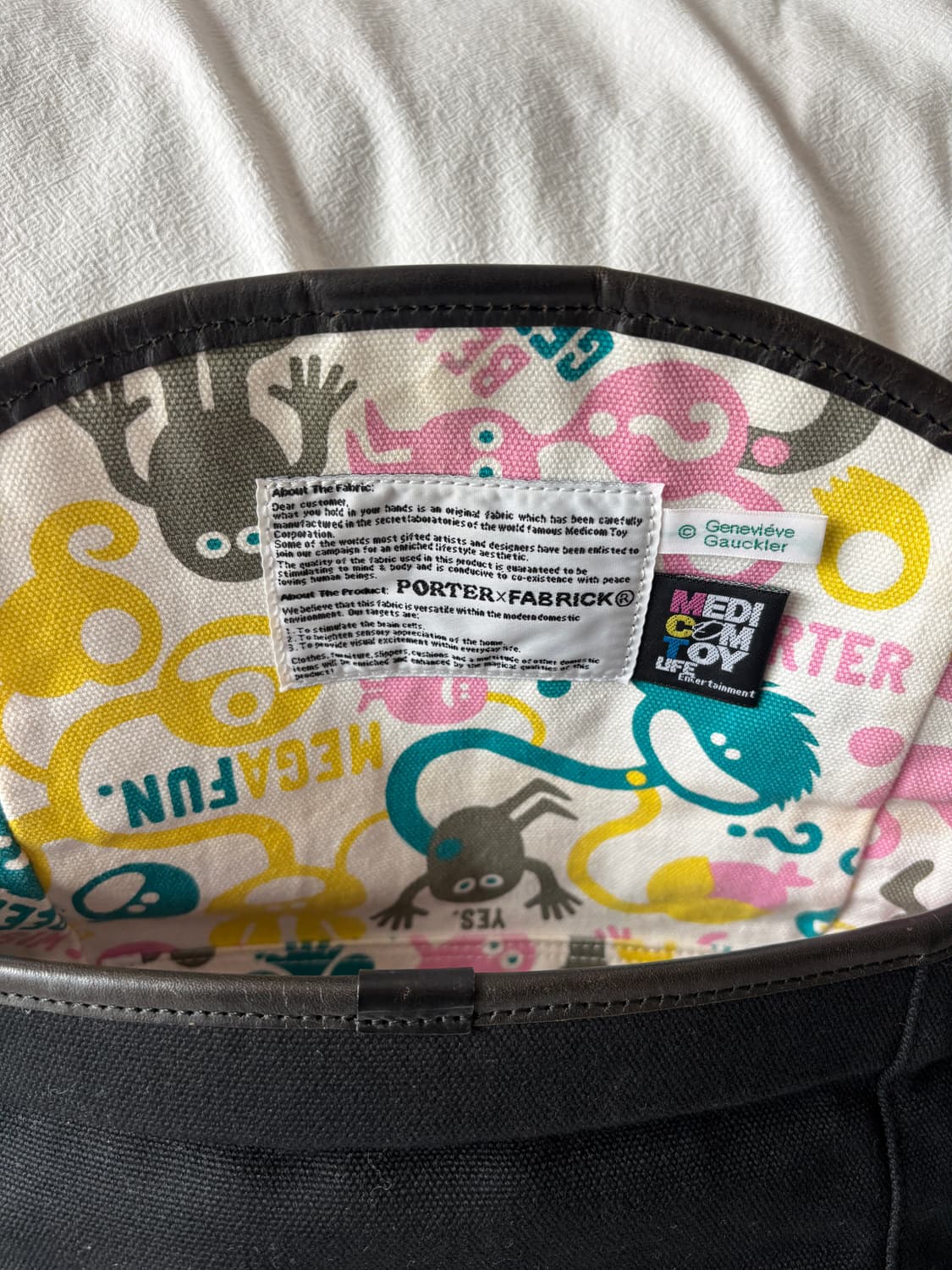 요시다 포터 x FABRICK 메디컴토이 콜라보 숄더백 상품이미지6
