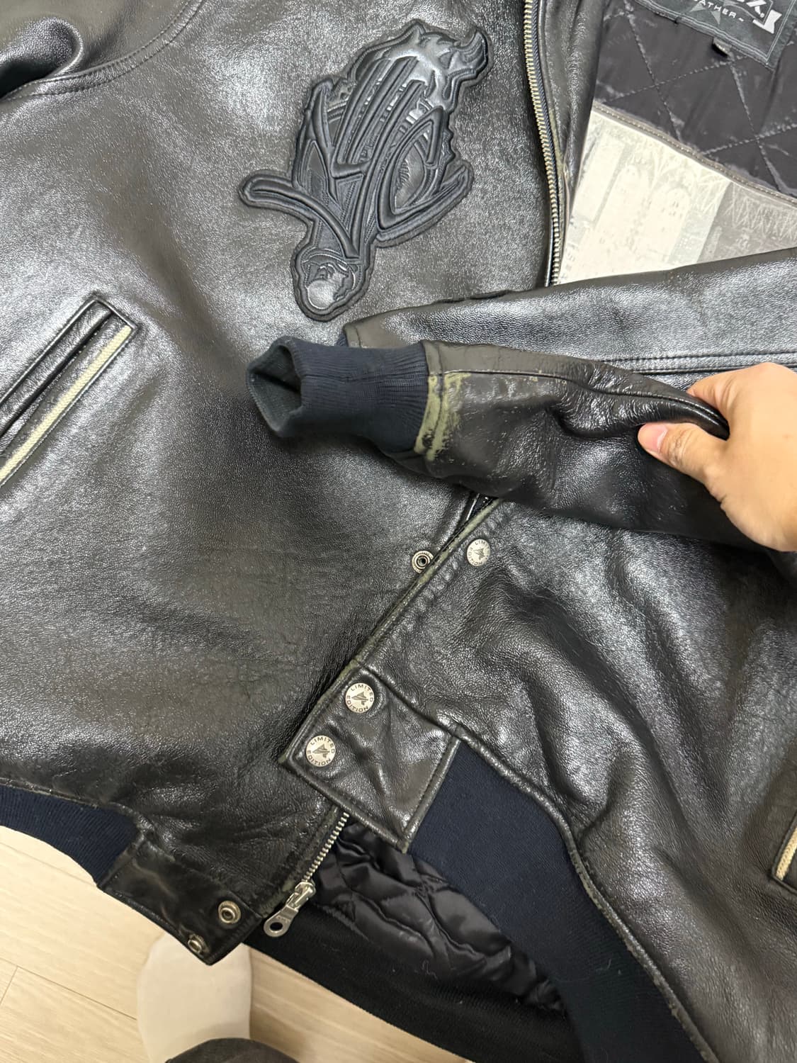 아비렉스 레더자켓xxL 상품이미지4