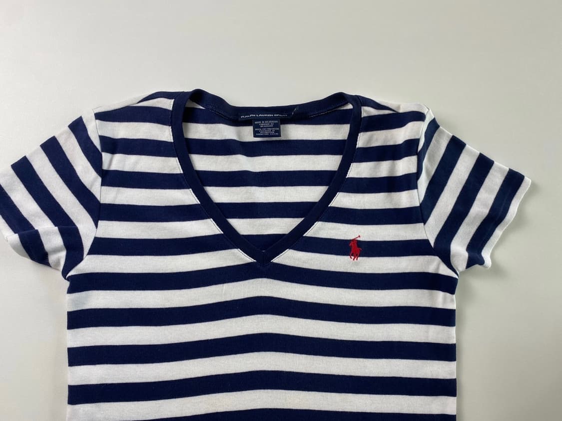 폴로 랄프로렌 브이넥 반팔 니트 L 상품이미지2