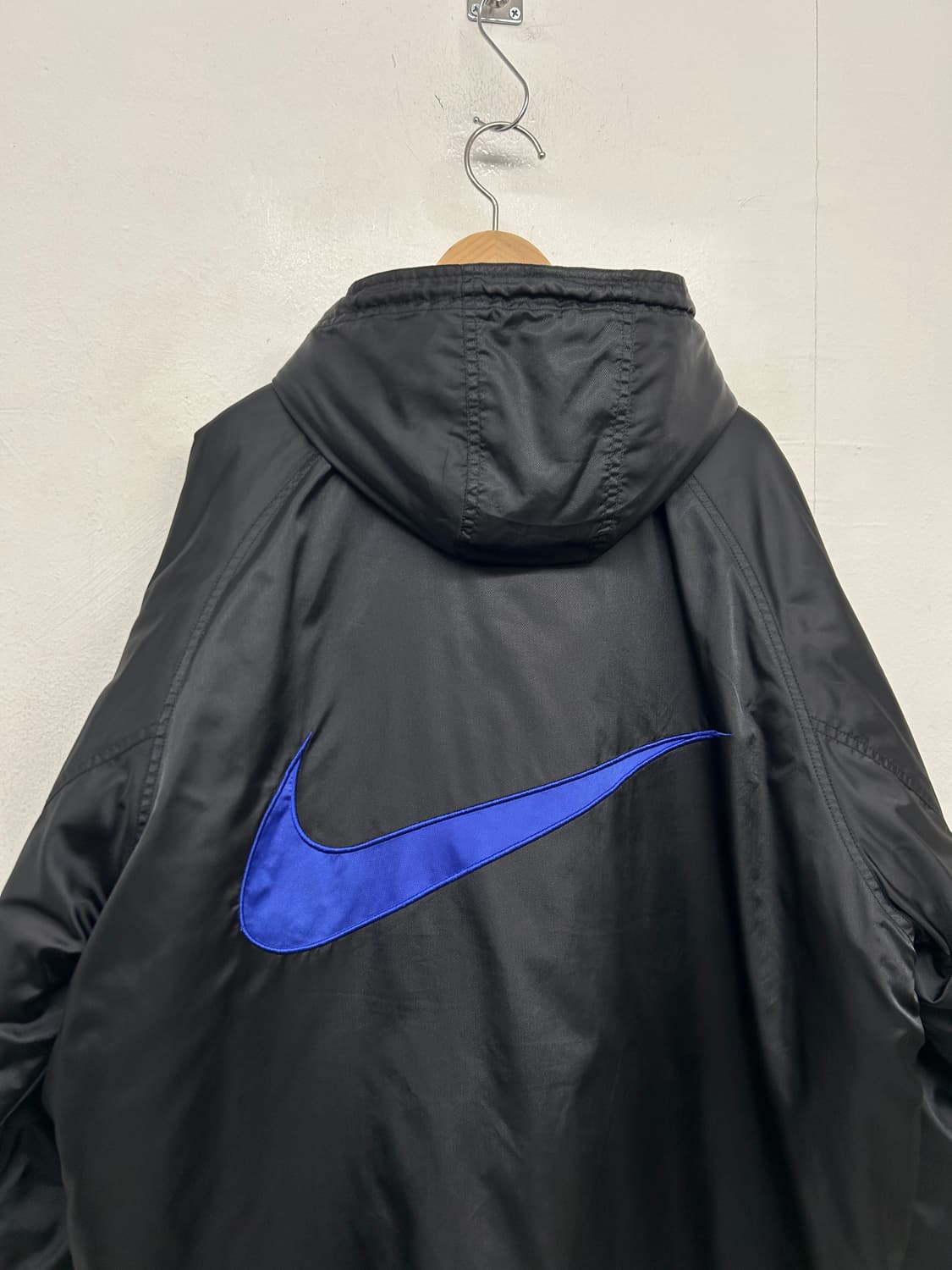 90-00s 나이키 빅스우시 블랙 후드 점퍼 상품이미지4