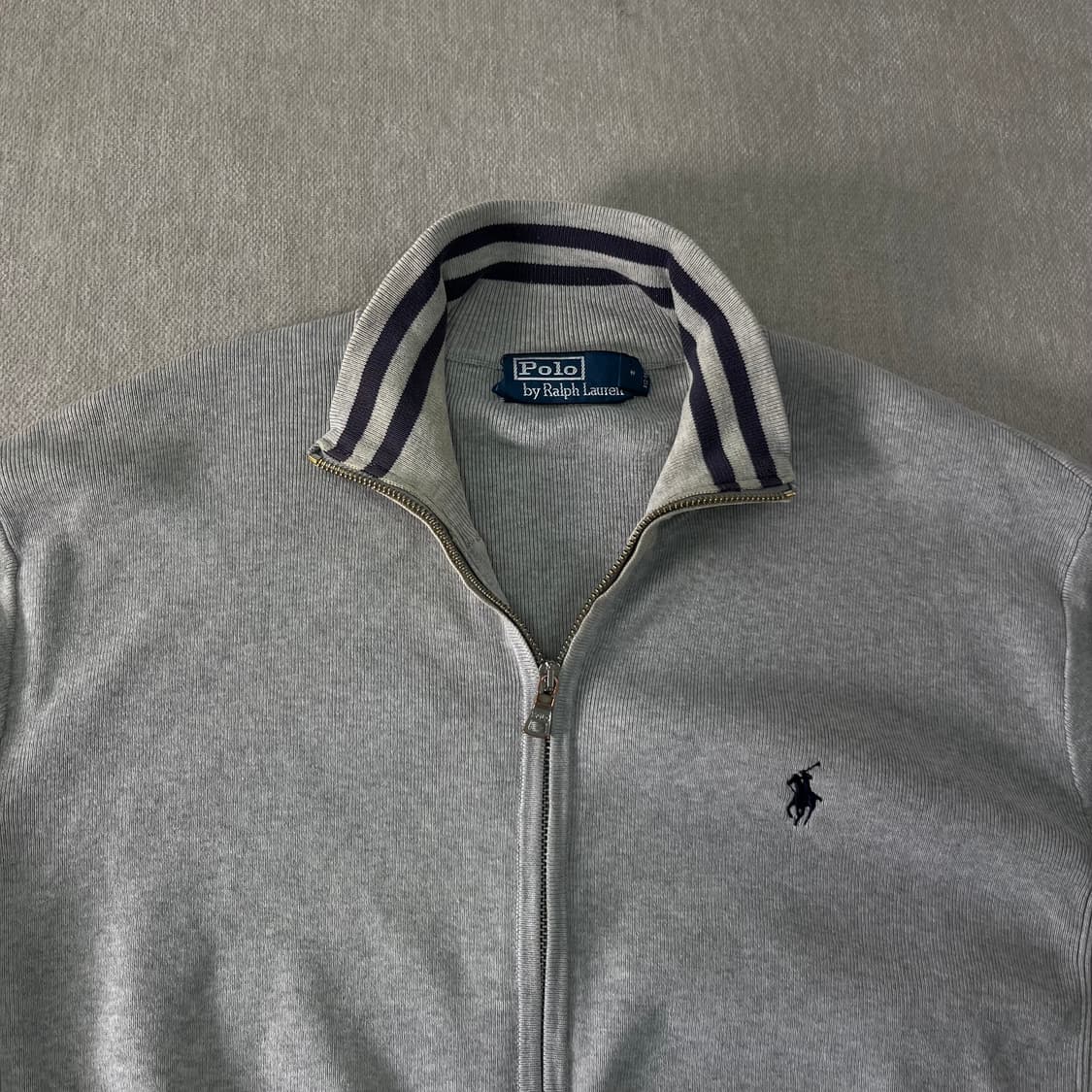 100 폴로랄프로렌 투웨이 그레이 니트집업 상품이미지2