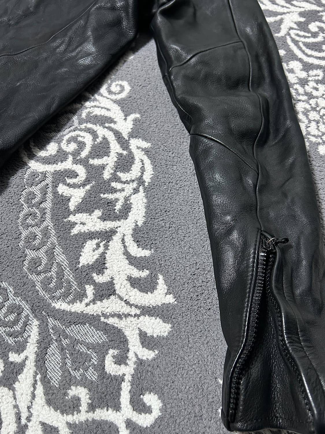 Civilized 스티어하이드 하이넥 레더 자켓 상품이미지5