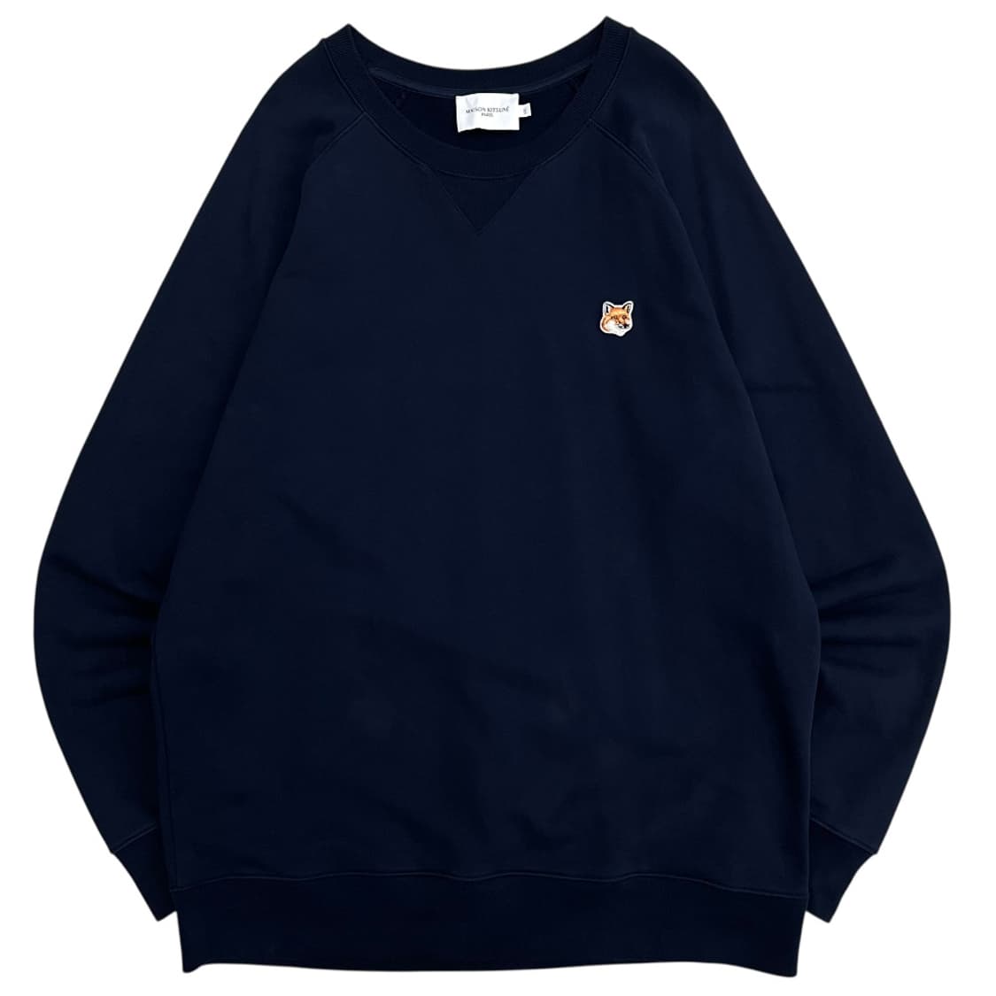 메종키츠네 네이비 로고 맨투맨 XXL 상품이미지2