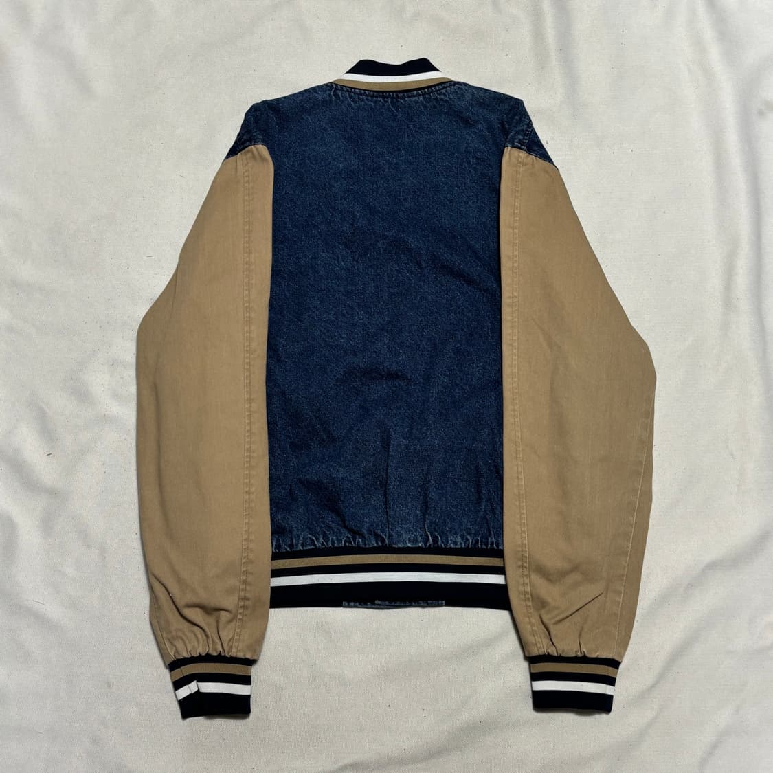 L 자라 맨즈 데님 바시티 자켓 상품이미지3