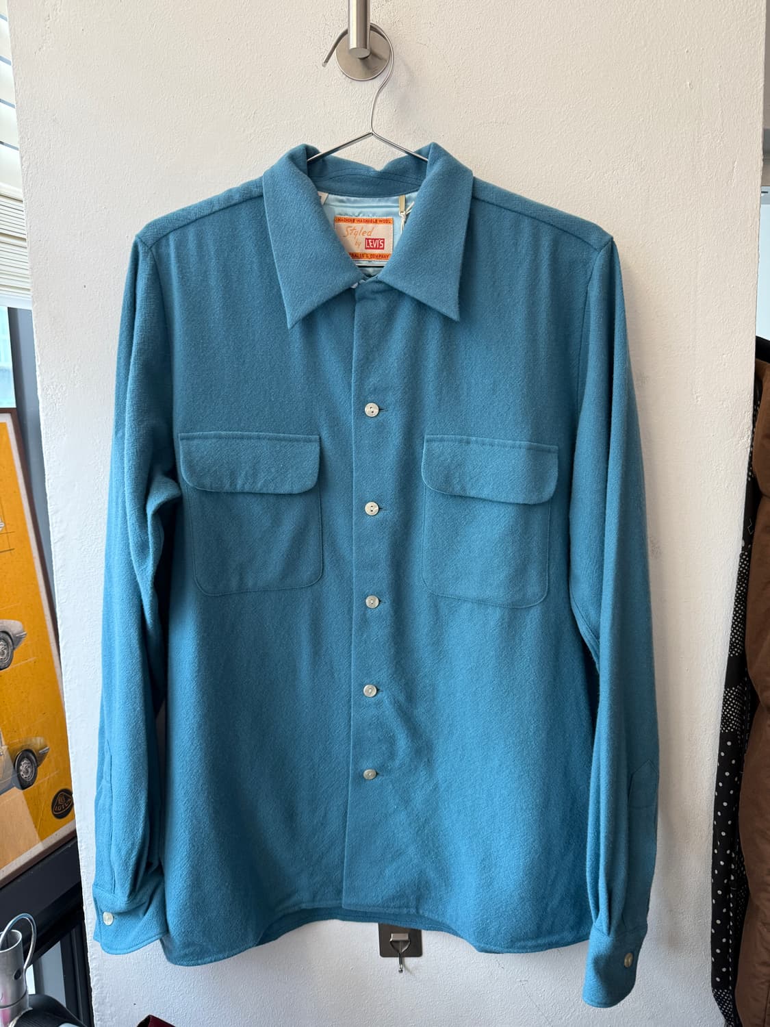 Levi’s LVC 워셔블 울 셔츠 자켓 S 상품이미지2