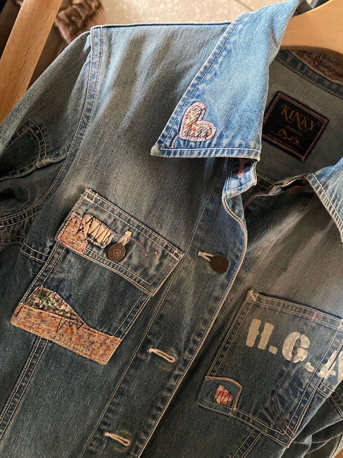 KINKY JEANS 데님 자켓 상품이미지1