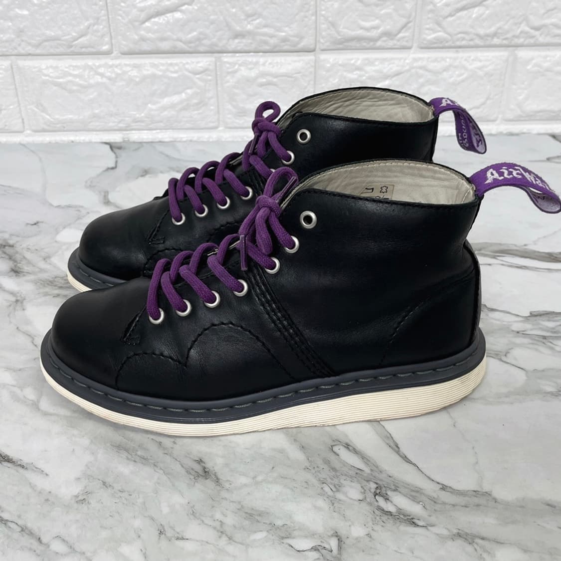 닥터마틴 필립 하이탑 스니커즈 블랙 260 UK7 상품이미지3