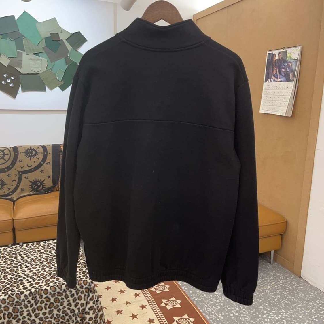 칼하트 올드스쿨 레트로 빈티지 반집업 기모 맨투맨 S C09199 상품이미지4