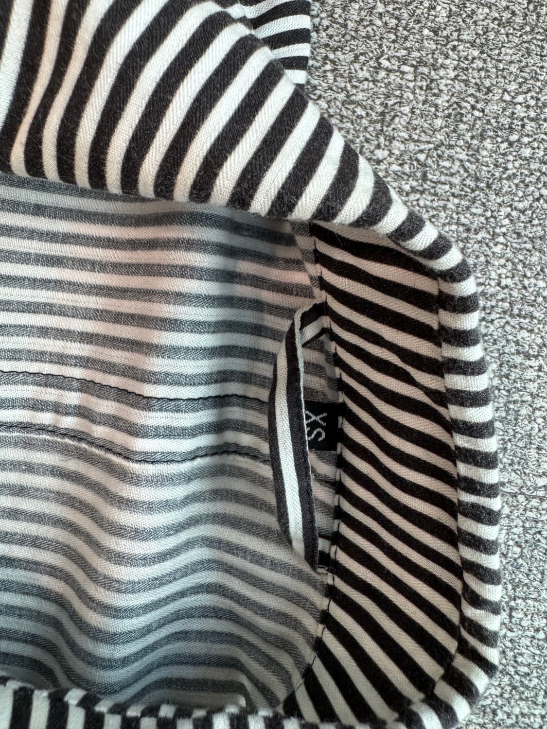 앤드뮐미스터 사선 스트라이프 코튼 자켓 XS 상품이미지2