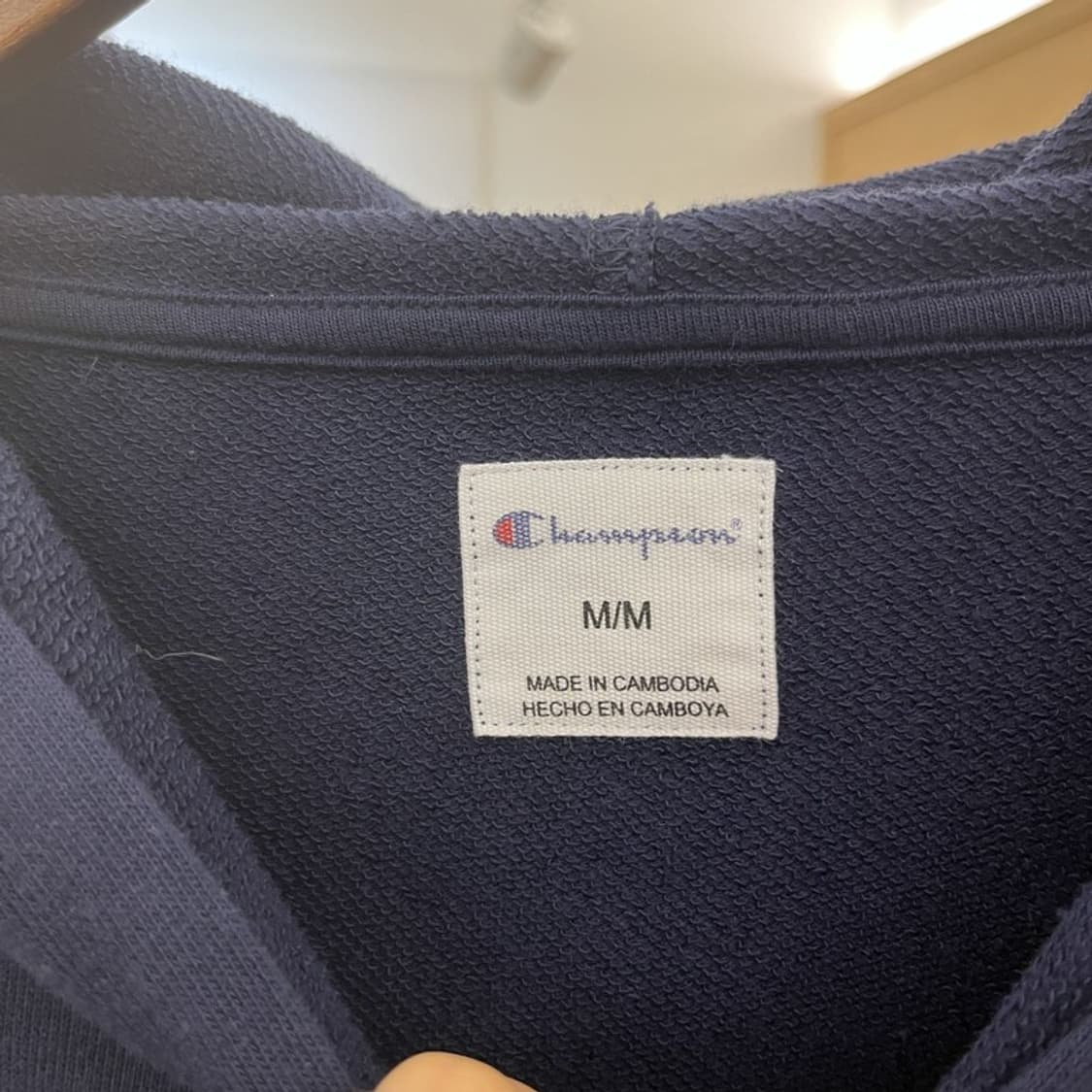 챔피온 올드스쿨 빈티지 캐주얼 빅로고 후드티 M C10229 상품이미지5