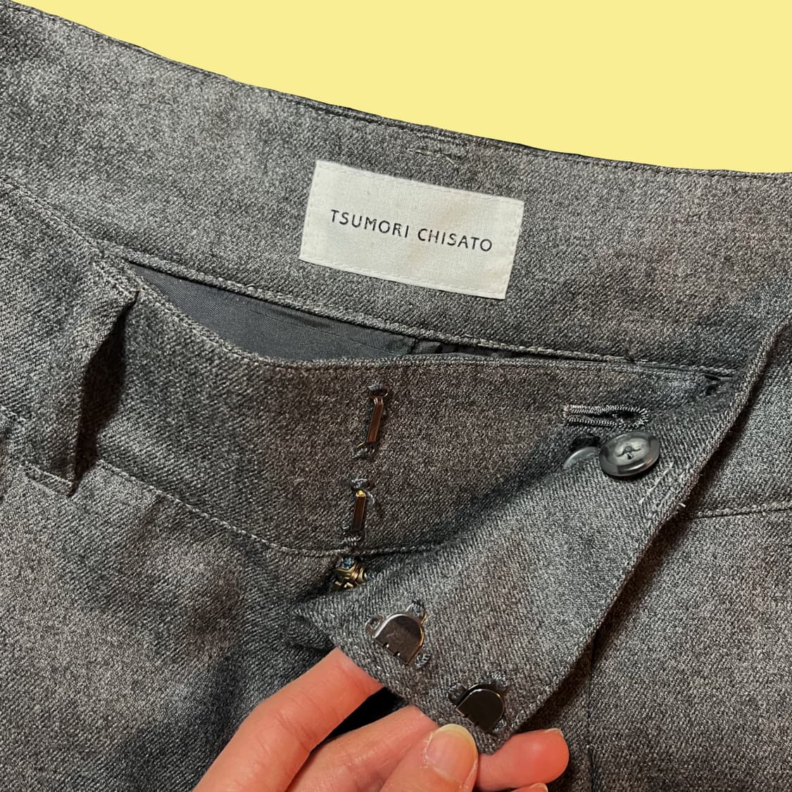 츠모리 치사토 울 프릴 하프팬츠 상품이미지3