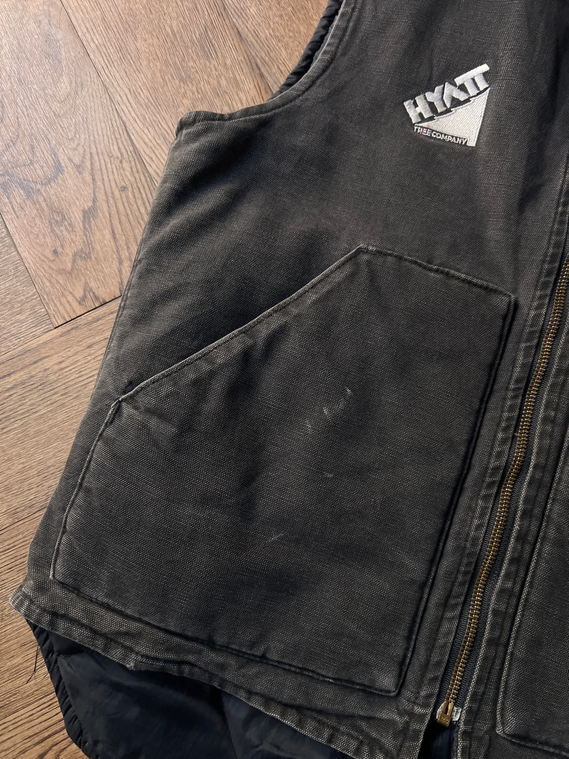 [S]칼하트 USA 빈티지 워싱 HYATT 워크 베스트 상품이미지4