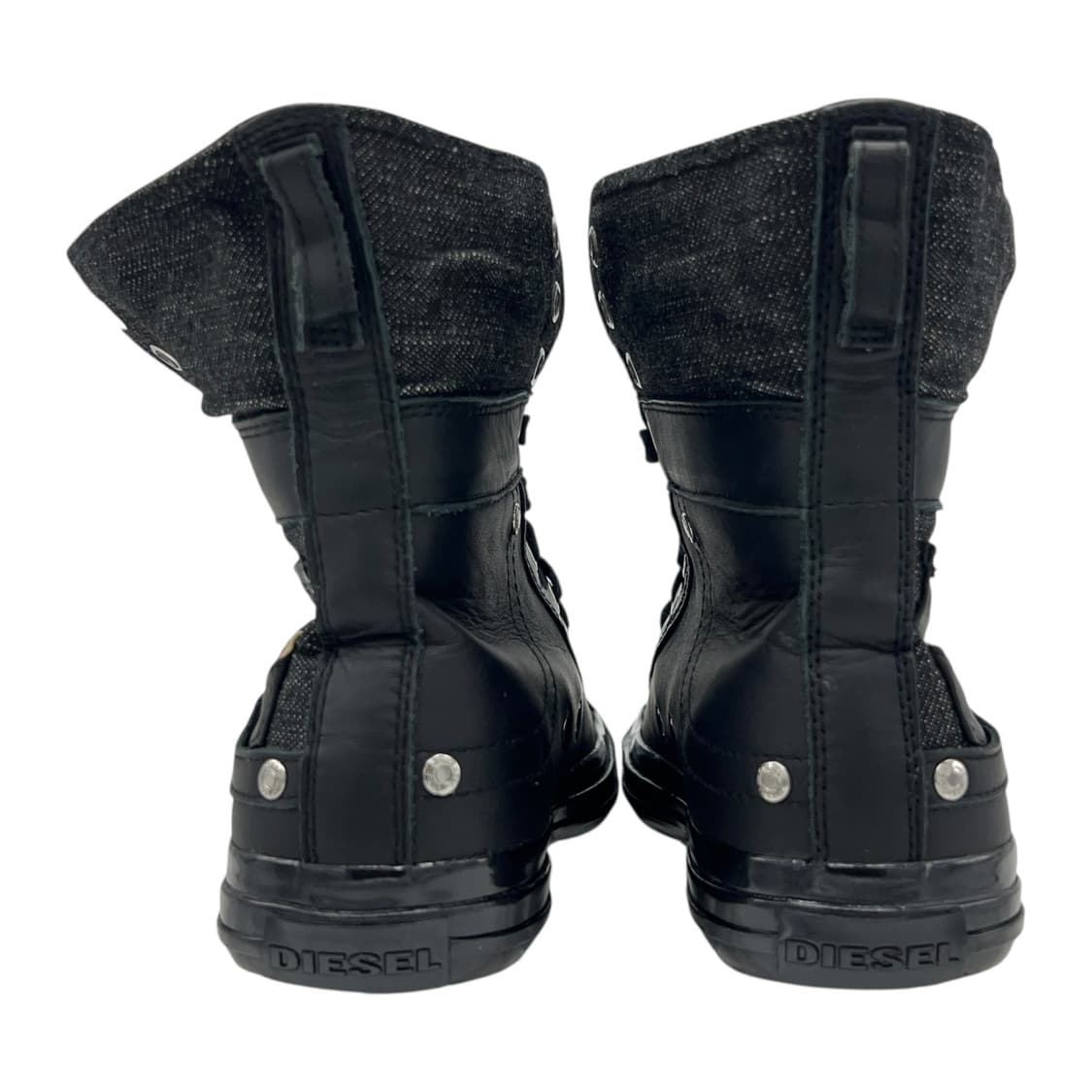 245 Vtg 디젤 마그네틱 트위스터 스니커즈 하이 블랙 상품이미지6