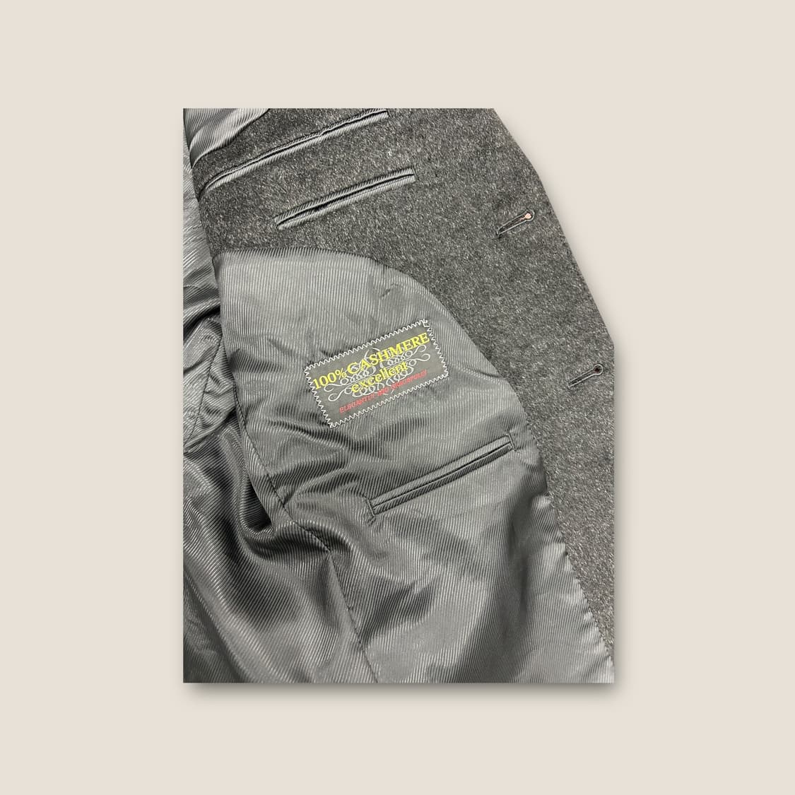 L011 JPN 캐시미어100 클래식 블레이저  Size M 상품이미지2