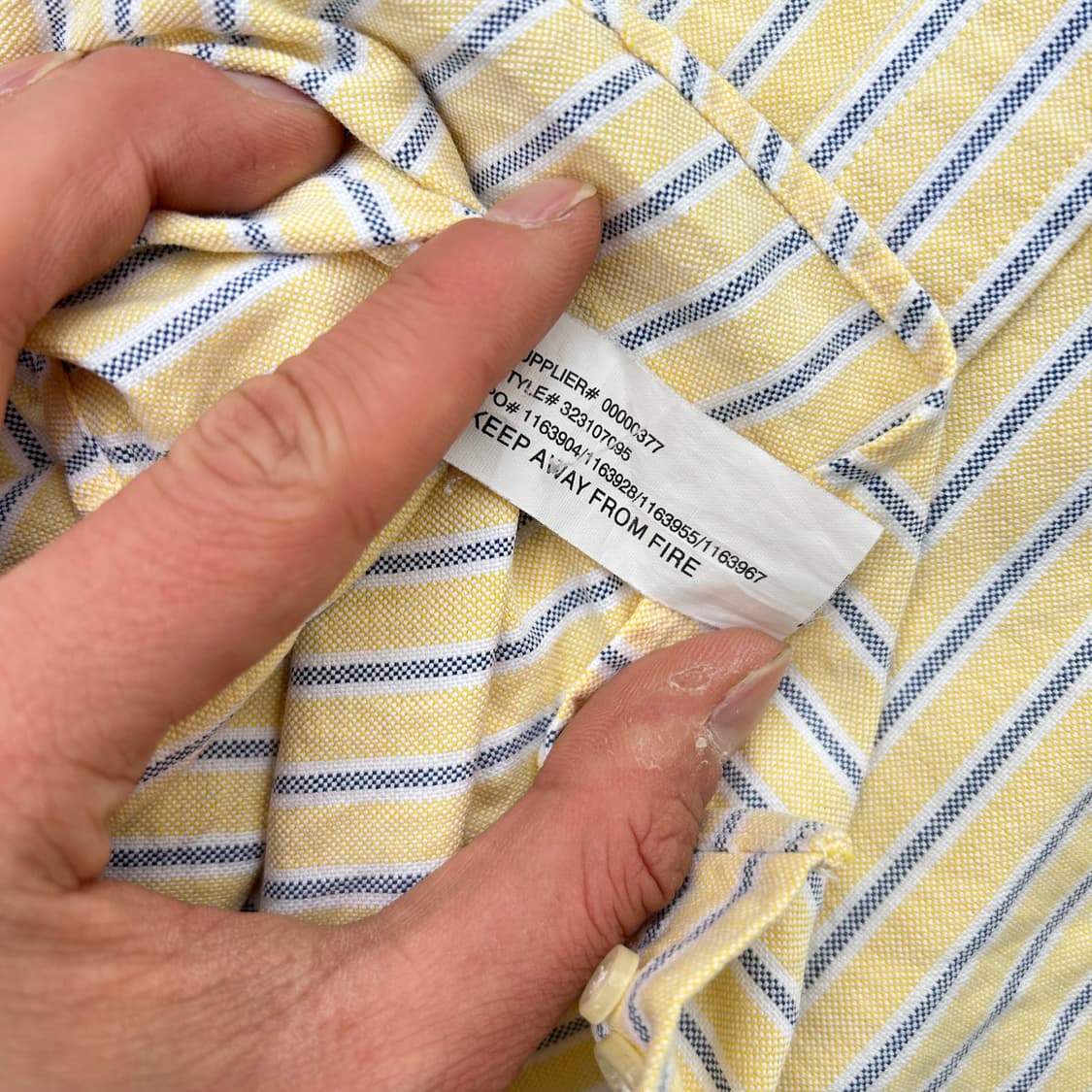 폴로 랄프로렌 옐로우 스트라이프 셔츠 상품이미지7