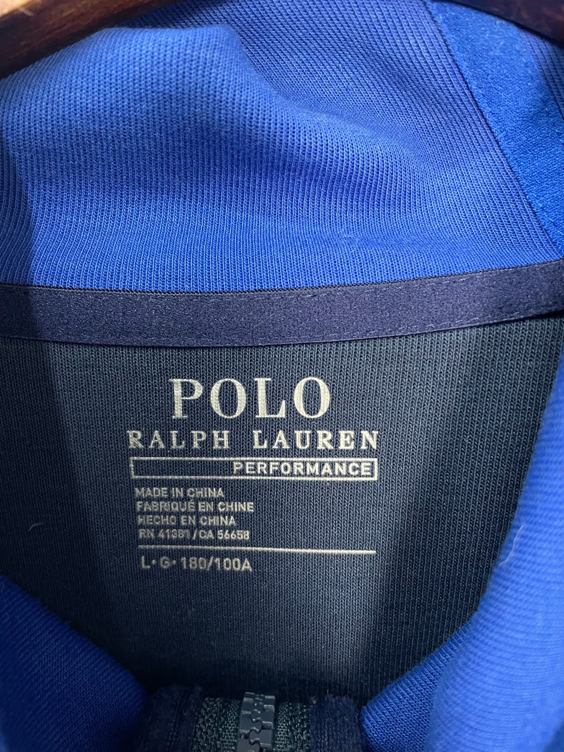 폴로 랄프로렌 네이비 블루 배색 후드집업 H1603 상품이미지6