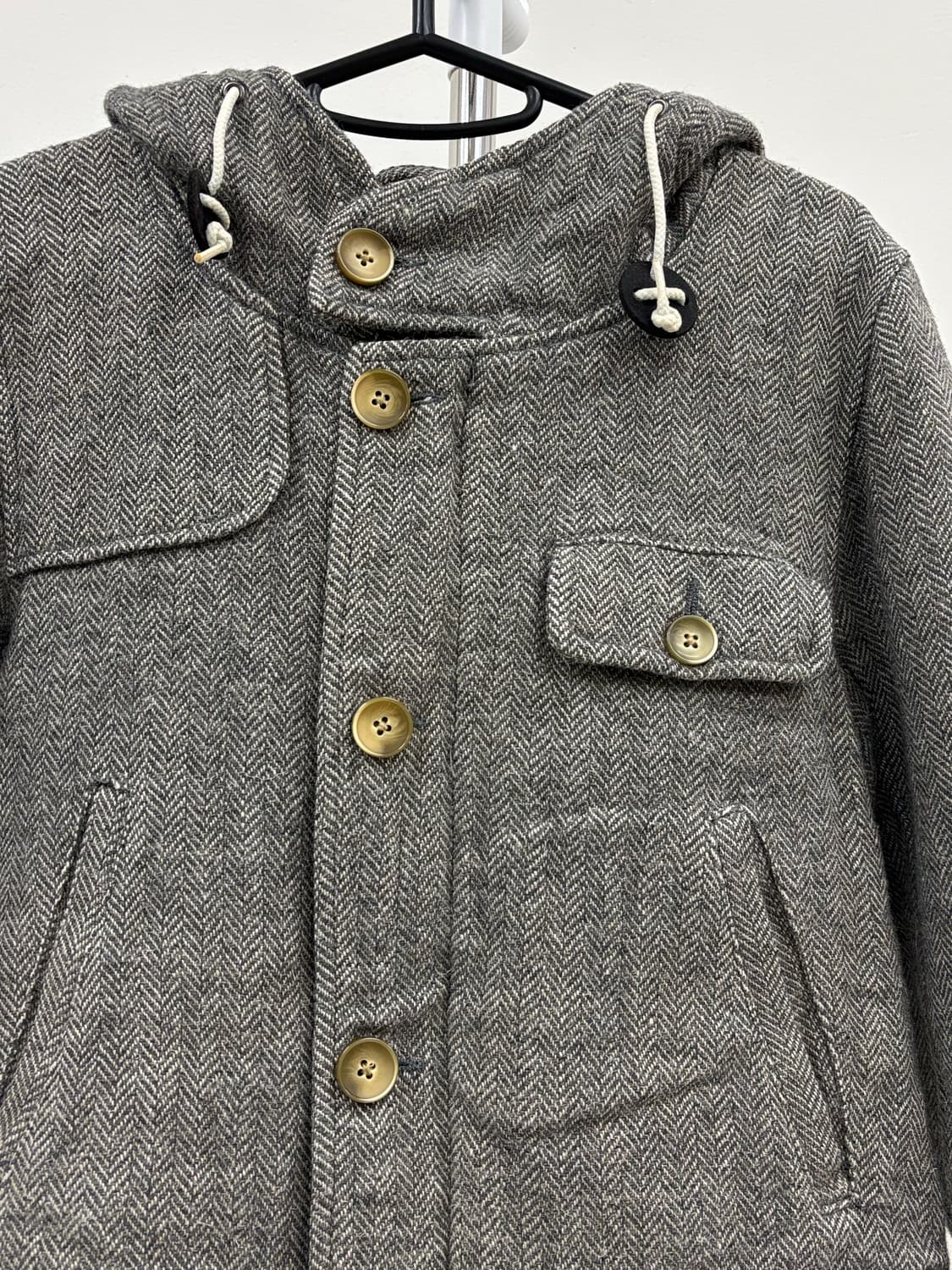 빈티지 그레이 후드 자켓 상품이미지6