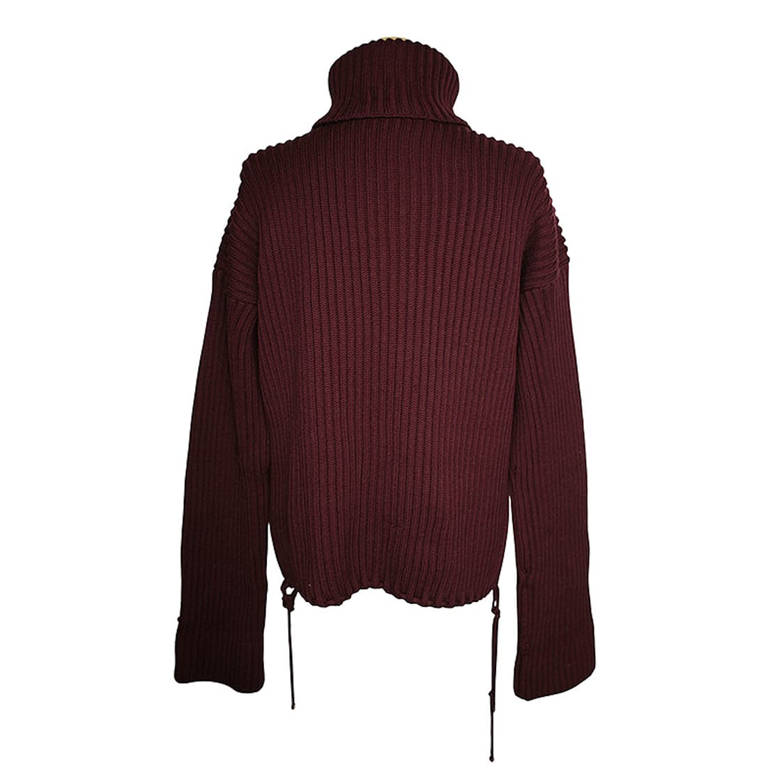 구찌 버건디 순모 터틀넥 니트 상의 77 상품이미지2