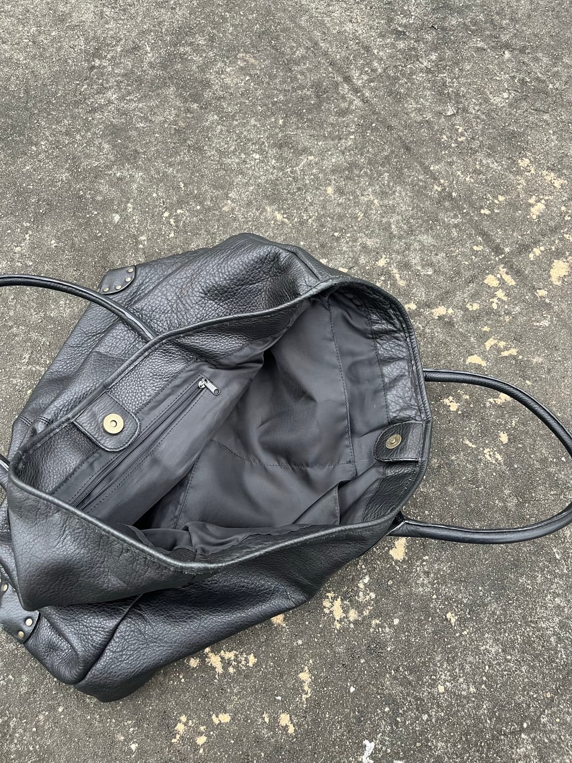 Vintage 리얼레더 스터드 토트백 상품이미지9