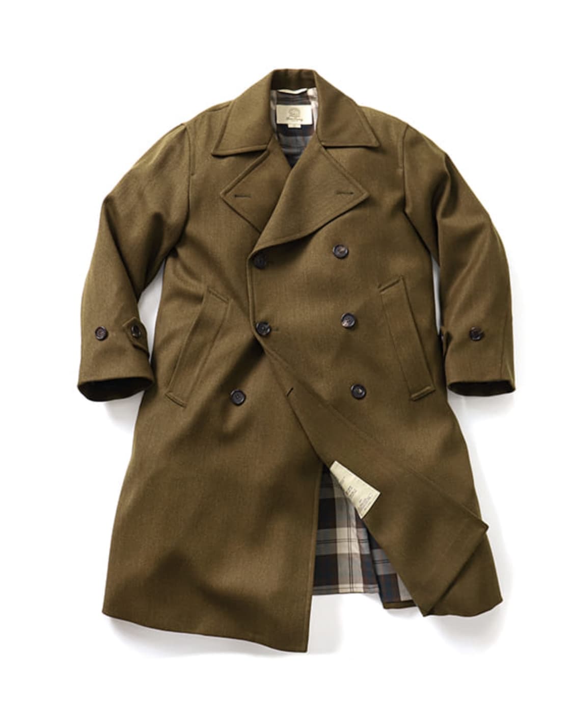 바스통 170 울 오피서 코트 카키 L 상품이미지1